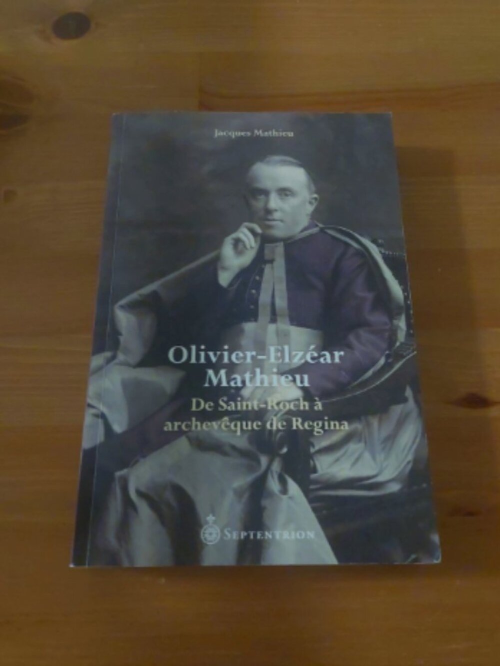 Olivier-Elzear MATHIEU De Saint Roch À Archevêque Quebec Jacques Mathieu Livre